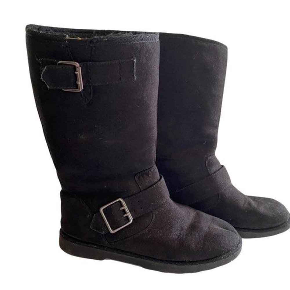 So Black Boots with Buckles Womens Size 7